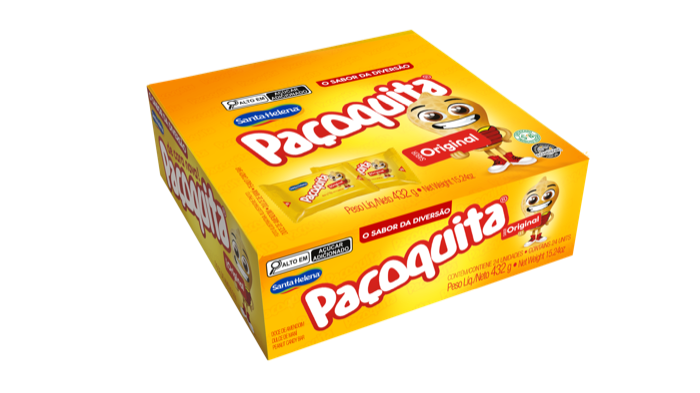 Paçoquita Original Quadrada Embalada Display 432 g (24 unidades)